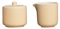 Ritzenhoff & Breker Milch- und Zuckerset Jasper, Vanille, Milchkännchen & Zuckerdose aus Keramik, Außenseiten mit Mattglasur und Soft-Touch-Haptik