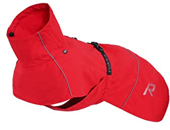 Rukka Pets HAYTON ECO Regenmantel für Hunde Klassisch Rot 65