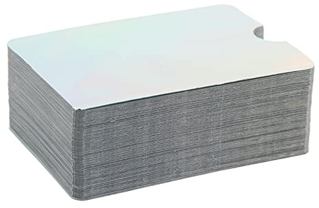 Porta Carte RFID, Ampia Applicazione Anti-smagnetizzazione Custodia Protettiva per Carte di Credito Leggera Antifurto Antistrappo (Argento)