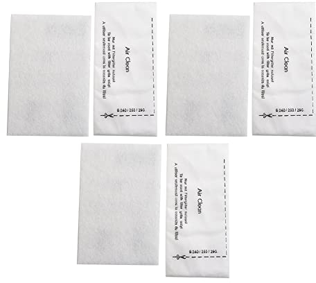 pour Lot de 6 pièces de Rechange pour aspirateur pour Miele Super Air Clean et filtres Moteur SF-Sac 20/30 3944711