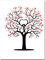 Ejoyous Albero Dell'impronta Digitale di Nozze Fai-da-Te Tela Firma Libro degli Ospiti con Inchiostro a 6 Colori Poster Firma Ospite per Matrimoni Compleanni 30x40cm Albero Dell'amore