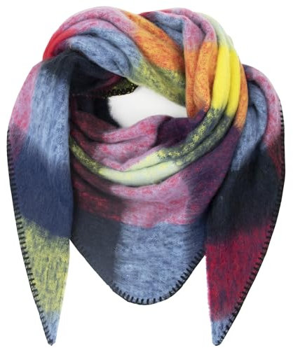 Gloop XXl Schal damen winter kuschelig flauschig dicker Schal Halstuch Dreieckstuch für Frauen 200 * 135 cm