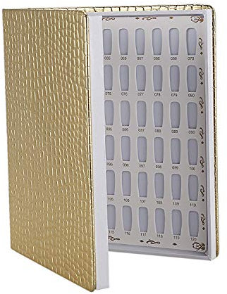 Knnuey 120 Tipps Nagel Lack Art Display Buch Nagel Lack Farb Karte Farb Karte Niedliche Nagel Kunst Karte für das Nagel Salon Werkzeug mit Falschen Nagel Spitzen
