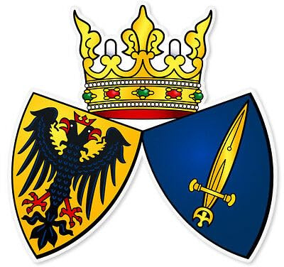 Essen Deutschland Wappen K1033 Autoaufkleber Sticker Aufkleber 12 cm | Weitere Motivbegriffe: Coat, Arms; Länder- oder Regionenmotiv auf selbstklebender Folie für Fahrzeug und glatte Oberflächen