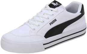 PUMA Erwachsene Court Classic Vulcanised Formstrip Sneakers 47, White Black