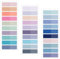 BOUMVID 600 Stück Haftstreifen Plastik, Haftnotizen Tabs, Haftmarker, Klebezettel Klein, Index Sticky Notes, Pagemarker Selbstklebend Pastell Beschreibbare, Page Marker Note Flags