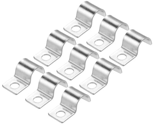 QUARKZMAN 60Pz Cinghia Tubo Adatta 9/32(7 Mm) Morsetto a Fascetta Acciaio Inossidabile 304 1 Foro Il Fissaggio Condutture Tubi