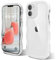 ORDA case for iPhone 12 case Cute, Wave Frame Curly Shape for iPhone 12 Phone case Shockproof Hard PC Phone Cover for Women and Girls Compatible for 6.1 inchs White