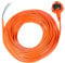 Spares2go Cable & Lead Plug for Flymo SimpliMow 300, 320, EasiMow 300R, EasiStore 300R, 340R Lawnmower (20 Metre)