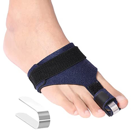 Scurnhau corrector dedo martillo, Enderezador del dedo del pie, Estabilizador para fracturas, Dedos garra, Dedos rotos, Dedos torcidos, Dedo del pie rizado, se adapta al pie izquierdo y derecho, M