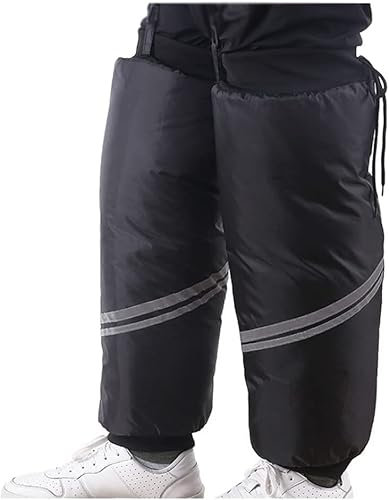 SFQEVHRZ Rodilleras Gruesas Cycling， Ciclismo protección contra el frío a Prueba de Viento Rodilla Caliente artefacto Invierno Impermeable Rodilla Cremallera espinilleras(60cm)