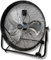 POWERSTAR ELECTRICALS High-Velocity Industrial Drum Fan – 3-Speed Metal Floor Fan with Wheels & Handle, Powerful Air Circulator for Home, Warehouse, Workshop (24, 30, 36) (24 Inches)