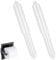 2Pcs Replacement Toilet Paper Holder Roller, Universal Toilets Paper Spring Rod, Adjustable Toilet Papers Roll Holder, Plastic Tissue Spindle for Toilets Bathrooms(White)