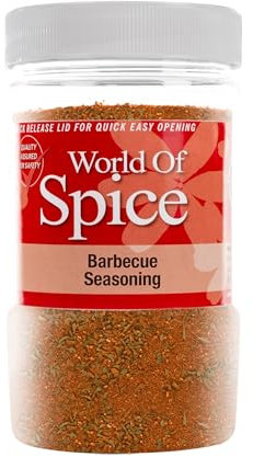 World of Spice Barbecue Seasoning Powder 450g Catering Size Jar – Premium 100% Natural BBQ Spice Mix Seasoning for Cooking - Home Cooks, Professional Chefs & Commercial Kitchens