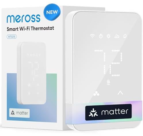 meross Matter Smart Thermostat for Electric Baseboard Heaters