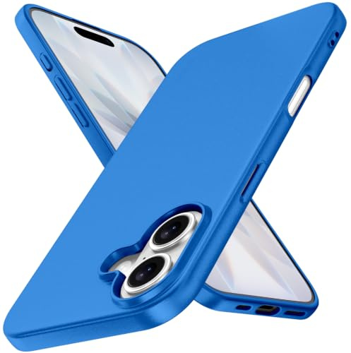 X-level for iPhone 17 Case, Thin Soft Bumper, Blue | Matte Lightweight Anti-Scratch Flexible Gel Protective Phone Cover