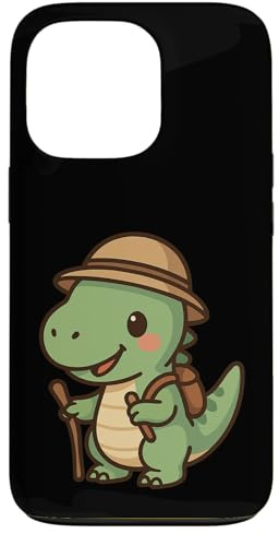 Tiny Raptor Explorer Niedliches Kawaii Dino-Abenteuer Hülle für iPhone 13 Pro