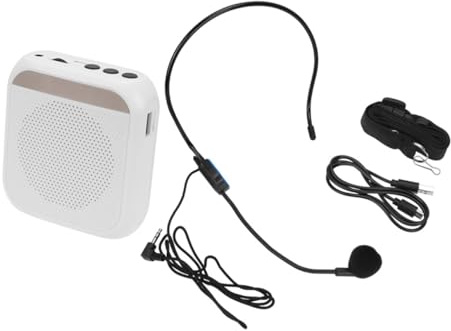 EPIGEIST Amplificatore Vocale Portatile in Metallo con Microfono Integrato Diffusore Voce Conveniente per Insegnanti e Guide Turistiche Altoparlante Resistente e Compatto per Esterno