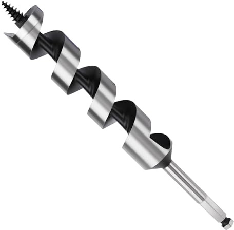 MOXPIFY 30mm Wood Auger Drill Bits 230mm Long, Timber Drill Bits | Hex Shank, Extra Long Wood Drill Bits For Woodworking (30mm x 230mm)