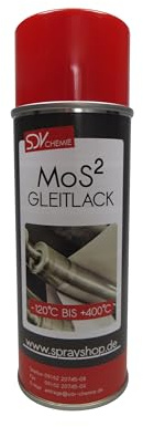 SDV Chemie MoS² Gleitlack Spray 1x 400ml Trockengleitspray anthrazit | Trockenschmierstoff, Teflonspray