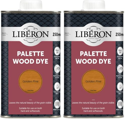 Libéron Palette Wood Dye Golden Pine 250ml (Pack of 2)