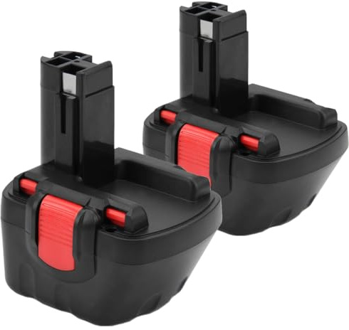2 pièces 12V 4800mAh Ni-MH Rechange pour Batterie Bosch BAT043 BAT045 BAT120 BAT139 2607335542 2607335526 2607335274 GSR 12-2 12VE-2 PSR 12 GSB 12VE-2 22612 23612 32612