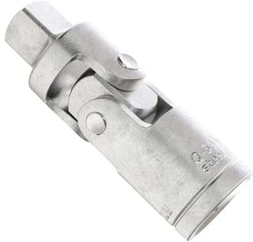 WIESEMANN 1893 Articulación universal con adaptadores cuadrangulares de 3/8 Cardán con adaptadores de 10 mm (3/8) a ambos extremos | Acero al cromo vanadio, cromado | 80881