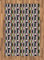 ABAKUHAUS Retro Teppich, Bauhaus geometrisches Muster, Flachgewebe Deko-Teppiche für das Wohn-,Schlaf-, und Essenszimmer, 120 x 180 cm, Rosa Braun