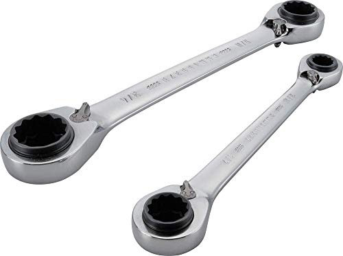 CRAFTSMAN Ratschenschlüssel-Satz, SAE, 2-teilig mit Ratschenkelende (CMMT12073)