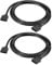 uxcell RGB Splitter Cable Female to Female 3 Pin Extension Connector Cord Wire for 5050 3528 LED Light Strips 50cm Length 2Pcs