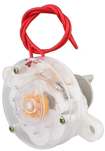 Futheda Ventilateur de Table avec minuterie mécanique et Interrupteur électronique 60 Minutes avec Un Bouton pour Chauffage électrique