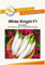 Gemüsesamen White Knight F1 Aubergine Portion