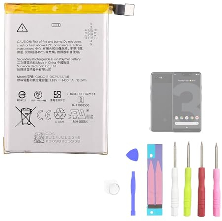 Aousavo G013C-B ersatz akku Kompatibel mit HTC Google Pixel 3 XL G013C mit Free Toolkit