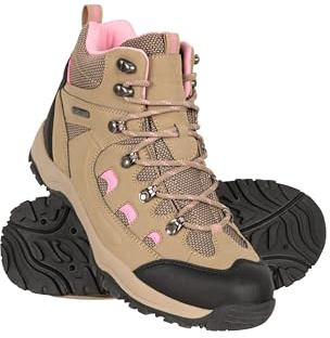 Mountain Warehouse Adventurer Wasserdichte Damenstiefel | Leicht & robust, Profilsohle für sicheren Halt, Gepolstertes Fußbett für ganztägigen Komfort, Ideal zum Wandern & Spazieren