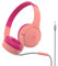 Belkin Casque audio filaire SoundForm Mini (pour enfants, circum-aural, micro intégré, pour apprentissage en ligne, école, voyage, jeu, pour appareils dotés d'un port audio 3,5 mm, rose)