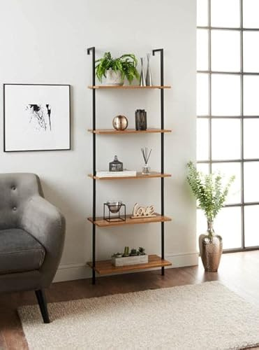 Fizporium Tromso Ladder Shelving Rack Decorate Your Home with This Useful and Stylish Tromso Ladder Shelving Rack
