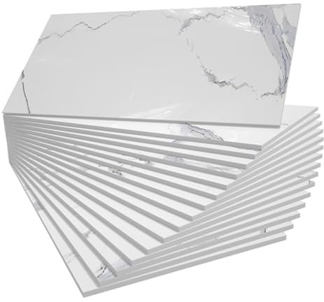 OSALADI 16 Pezzi Adesivo in Mattoni Carta Parati in Schiuma Adesivo Murale in Finta Pietra Piastrella da Parete Autoadesiva Piastrelle di Ceramica Carta da Parati in Mattoni Schiuma Xpe 3D