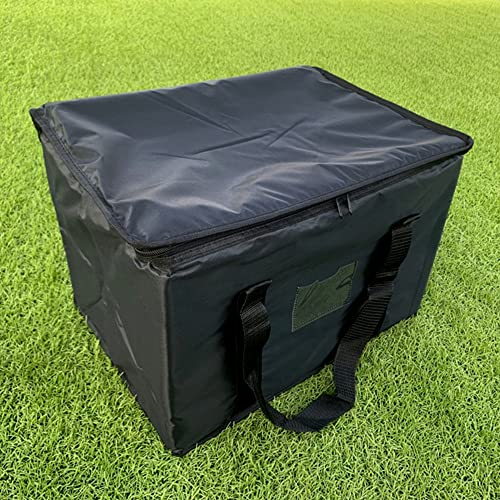 Morbuy Multifunktionale Kühltasche 16/28/50L, Langlebige Gross Lunchtasche, Kühltasche Faltbar Kühltaschen für Reisen Strand BBQ Camping Reise Auto (50L,Schwarz)