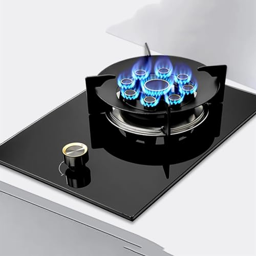 Fornello A Gas Da Incasso Singolo Da 33 Cm, Bruciatore Wok Con Anello Di Fuoco A 9 Camere Da 5,2 KW Con Protezione Antincendio, Protezione Fiamma Anti-fuga Di Gas, Kit GPL/gas Naturale (Size : NG)