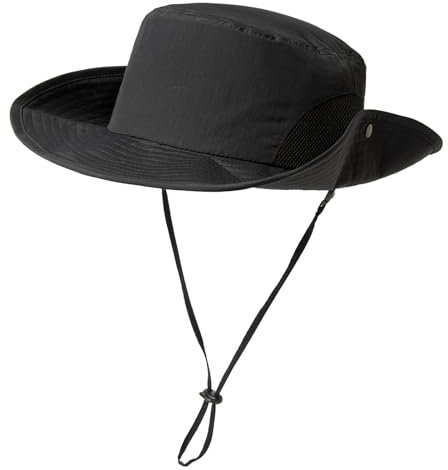 TOP-EX Sommer Sonnenhüte für Männer mit Großem Kopf Frauen Breiter Rand Golf Bucket Safari Wasserdicht Strand UPF50+ Angeln Wandern Khaki