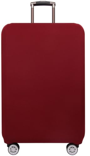 Solid Color Travel Trolley Reisegepäck Abdeckung für 18-32 Zoll Gepäck, Kofferabdeckung elastische Protector waschbar Spandex Kofferabdeckung Gepäck Lagerung Abdeckungen (Farbe4,XL)