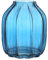 JAKY Global - Elegante jarrón de cristal azul de 20 cm de alto, centro de mesa grande y alto para decoración del hogar u oficina, impresionante jarrón de cristal para flores, perfecto para granja