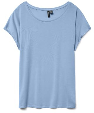 VERO Moda Damen Vmava Plain Ss Top Gajrs Noos T-Shirt