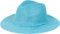 styleBREAKER Damen Panama Sonnenhut mit dünnem Hutband, Strohhut, Schlapphut, Sommerhut, Fedora Hut 04025040, Farbe:Türkis