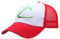Ash Ketchum Baseballkappe mit Visier für Cosplay Kostüm, rot, M