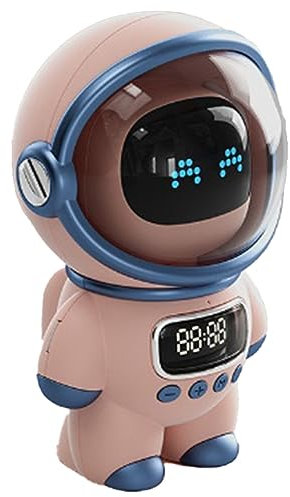 NKBSDKM Astronaut Smart Bluetooth Speaker New Digital Alarm Clock FM Radio Easy To Use B