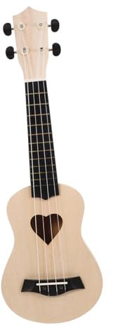 NULYLU Holz Ukulele-malset Diy Ukulelenbausatz Mit Materialien Zum Bauen Und Bemalen Leere Ukulele Modell Für Anfänger