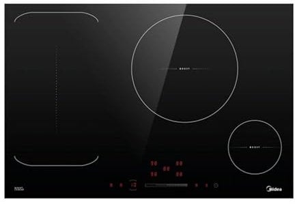 Midea Induktionskochfeld autark 77cm Booster rahmenlos FlexZone KI800IX