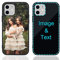 MXCUSTOM Personalised Phone Case for Apple iPhone 12 Mini, Customised Anti-Scratch Tempered Glass Shockproof Soft TPU Cases with Photo Image Text Picture Design Your Own Phone Cover (GHS-BK-P1A)