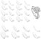 Anseom 24 Pièces Ajusteur de Taille de Bague Invisible Réducteur de Bague Reducteur Anneau 8 Tailles Reducteur Bague Ajusteur de Taille d'anneau Ajusteur Lâche Bague Adaptable à Toutes Les Bagues